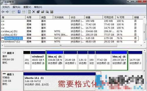 無法格式化