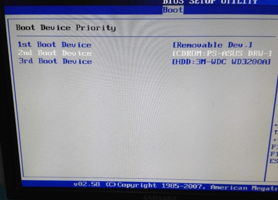 bios設置